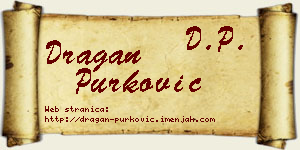 Dragan Purković vizit kartica